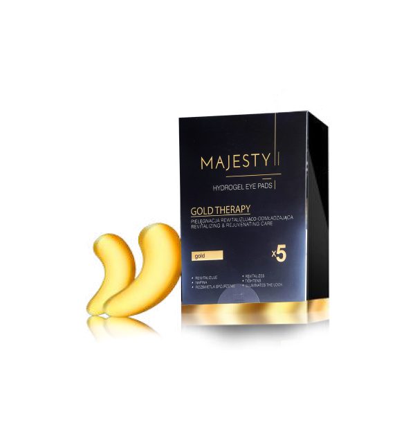 MAJESTY . HYDROGEL EYE PADS. GOLD THERAPY. GOLD X5- MIẾNG ĐỆM MẮT HYDROGEL CHỐNG NHĂN